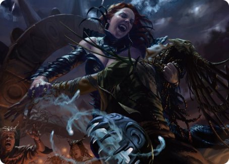 Olivia's Midnight Ambush Art Card [Innistrad: Midnight Hunt Art Series] | Deep Dive Games St. Marys