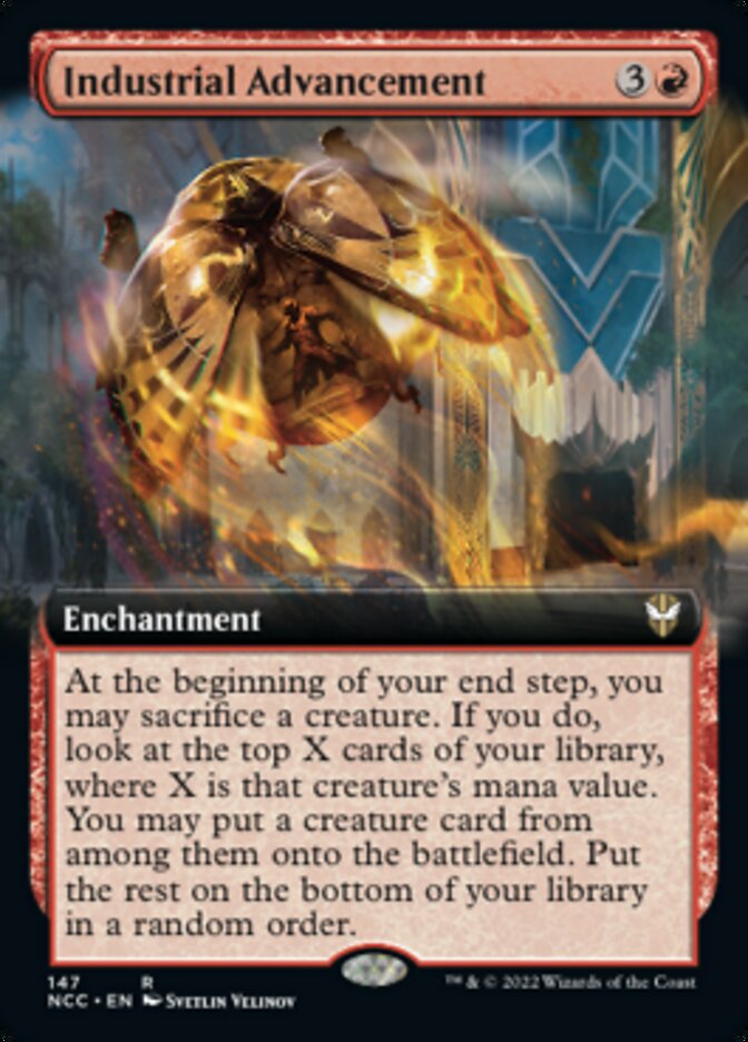 Industrial Advancement (Extended Art) [Streets of New Capenna Commander] | Deep Dive Games St. Marys