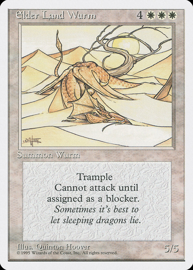 Elder Land Wurm [Fourth Edition] | Deep Dive Games St. Marys