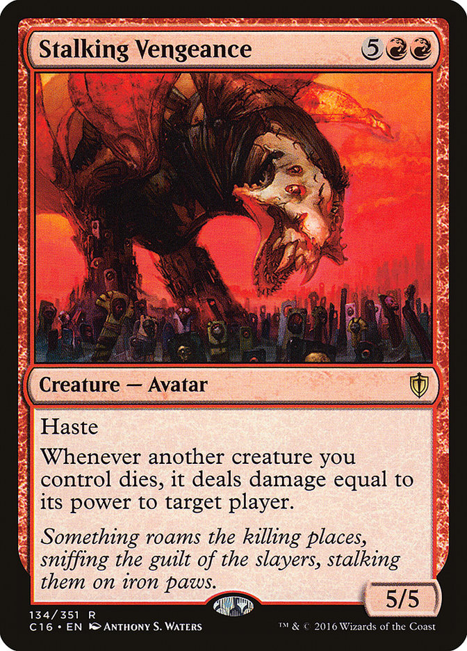 Stalking Vengeance [Commander 2016] | Deep Dive Games St. Marys