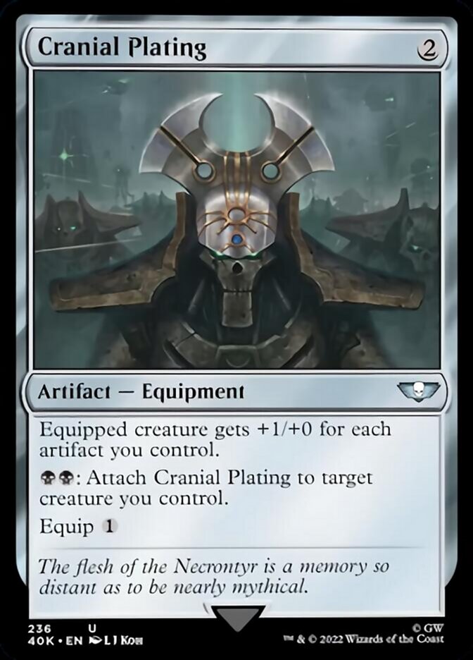 Cranial Plating (Surge Foil) [Warhammer 40,000] | Deep Dive Games St. Marys