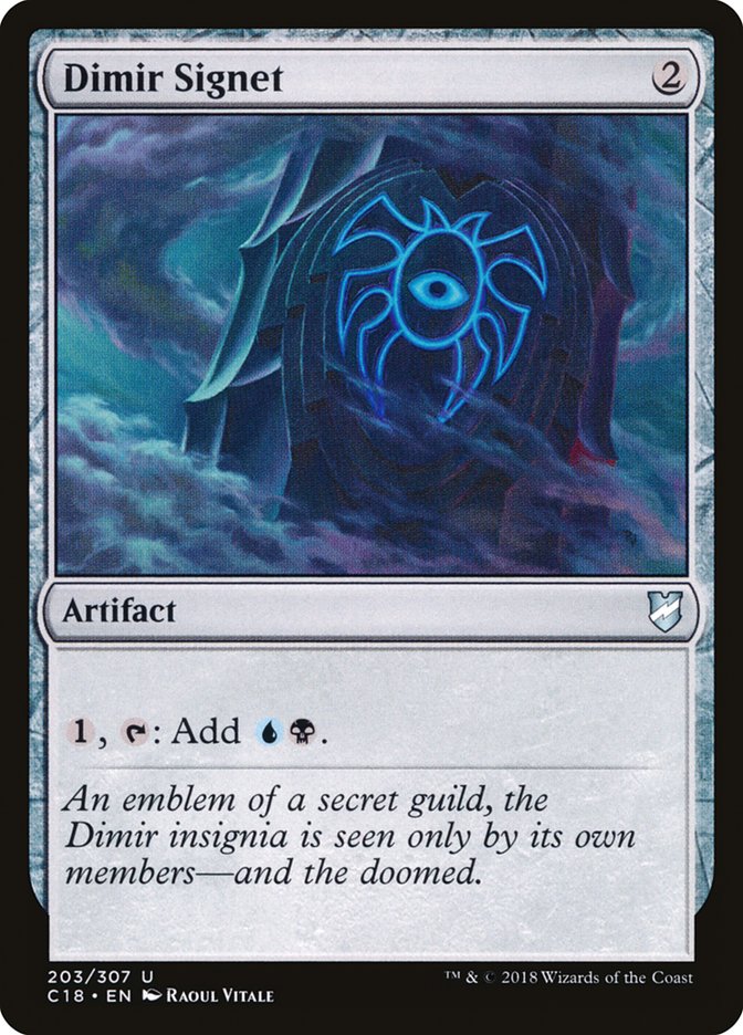 Dimir Signet [Commander 2018] | Deep Dive Games St. Marys