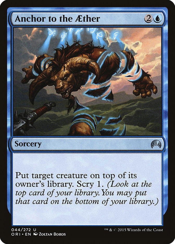 Anchor to the Aether [Magic Origins] | Deep Dive Games St. Marys