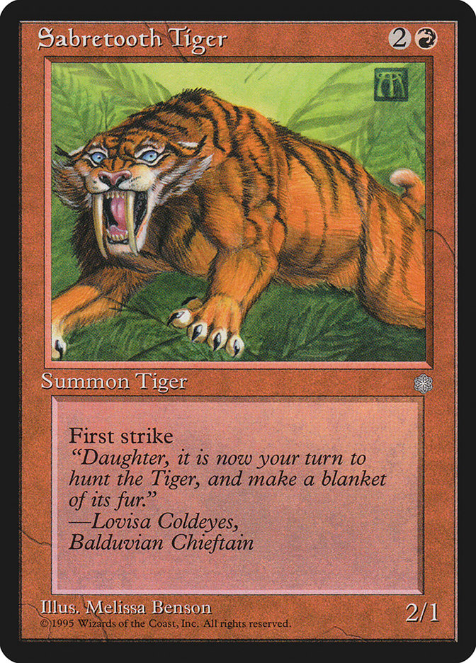 Sabretooth Tiger [Ice Age] | Deep Dive Games St. Marys