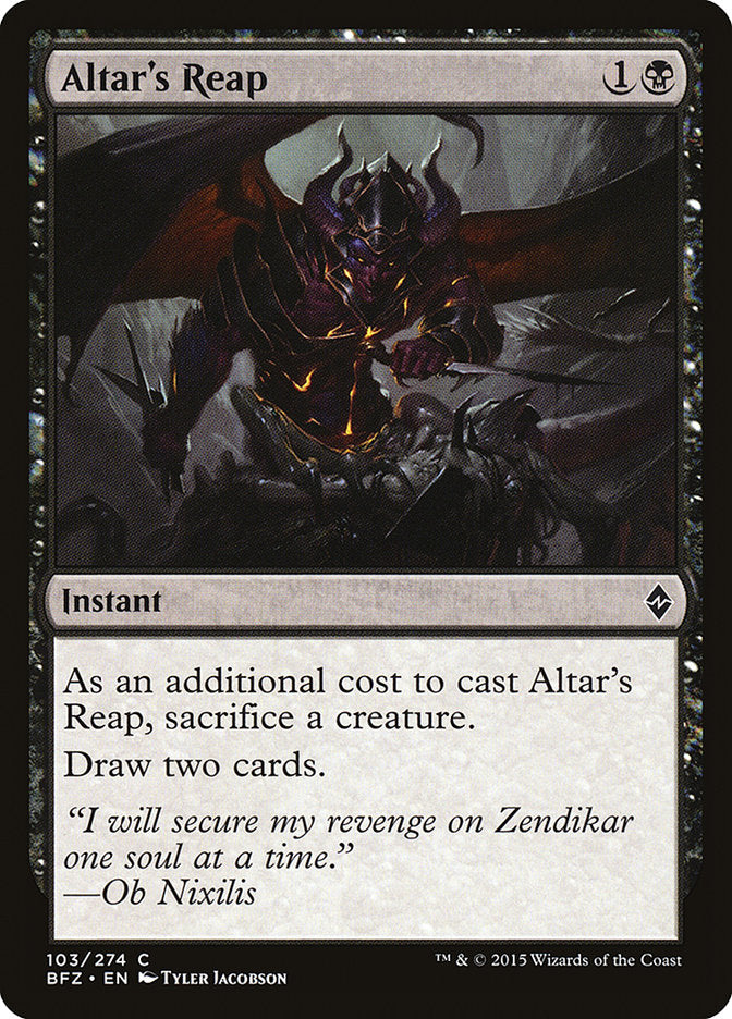 Altar's Reap [Battle for Zendikar] | Deep Dive Games St. Marys