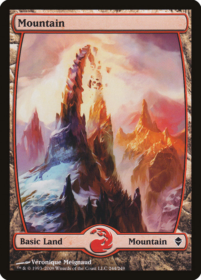 Mountain (244) [Zendikar] | Deep Dive Games St. Marys