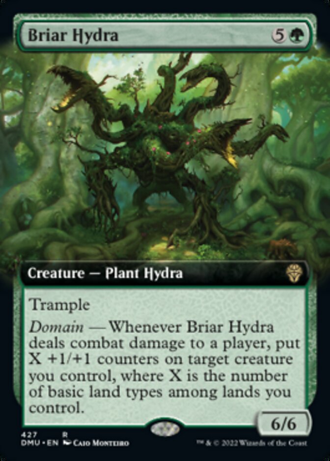 Briar Hydra (Extended Art) [Dominaria United] | Deep Dive Games St. Marys