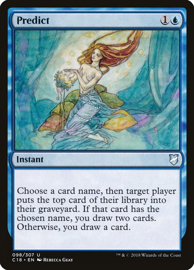 Predict [Commander 2018] | Deep Dive Games St. Marys