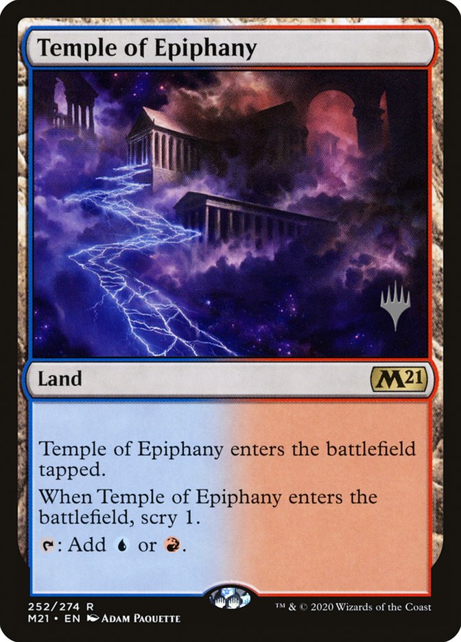 Temple of Epiphany (Promo Pack) [Core Set 2021 Promos] | Deep Dive Games St. Marys