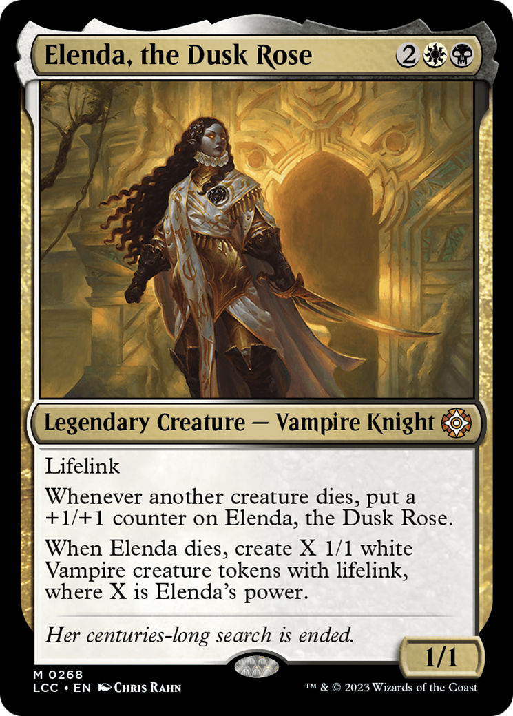 Elenda, the Dusk Rose [The Lost Caverns of Ixalan Commander] | Deep Dive Games St. Marys