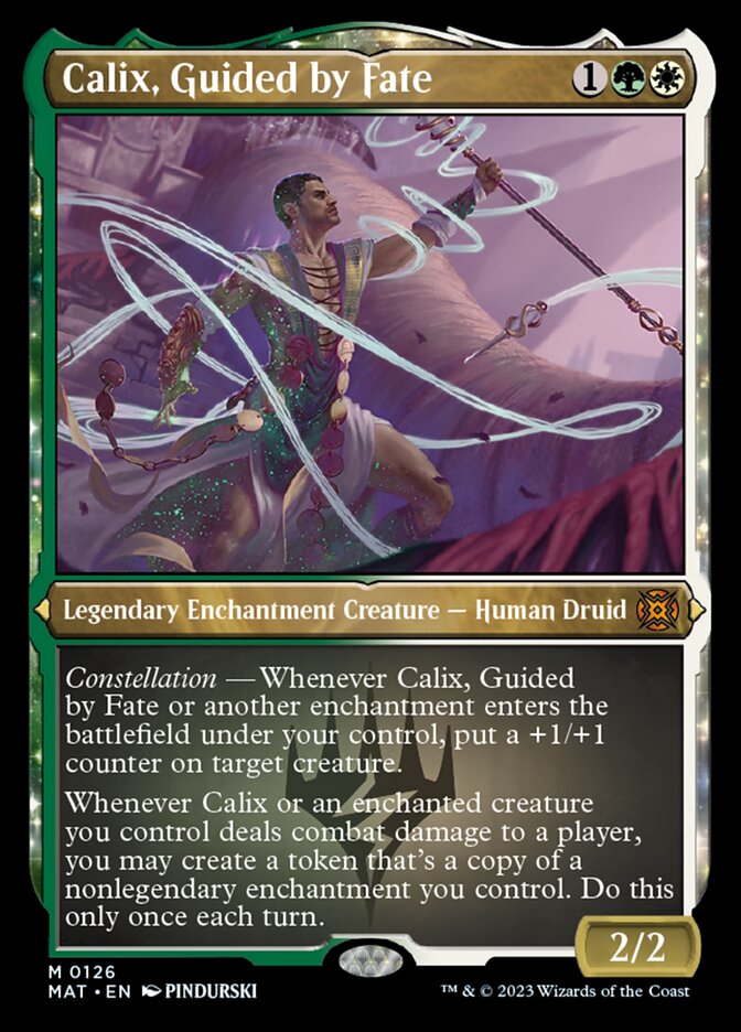 Calix, Guided by Fate (Foil Etched) [March of the Machine: The Aftermath] | Deep Dive Games St. Marys