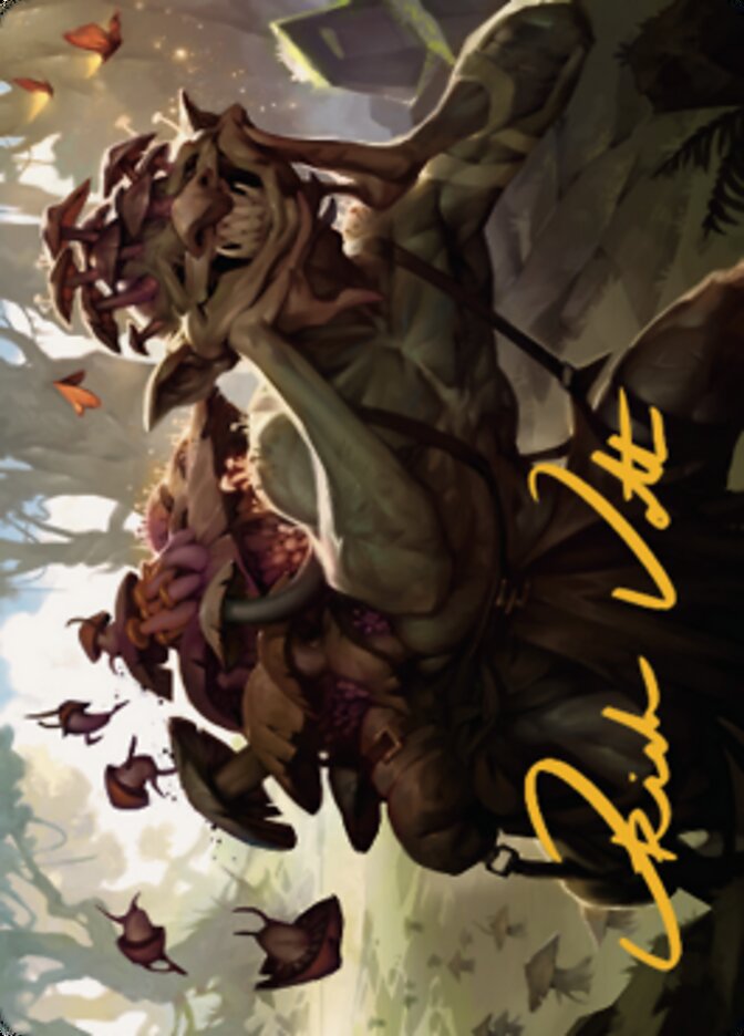 Sprouting Goblin Art Card (Gold-Stamped Signature) [Dominaria United Art Series] | Deep Dive Games St. Marys