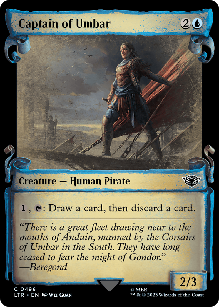 Captain of Umbar [The Lord of the Rings: Tales of Middle-Earth Showcase Scrolls] | Deep Dive Games St. Marys