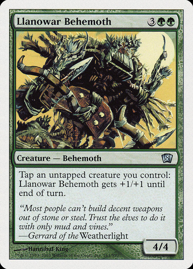 Llanowar Behemoth [Eighth Edition] | Deep Dive Games St. Marys