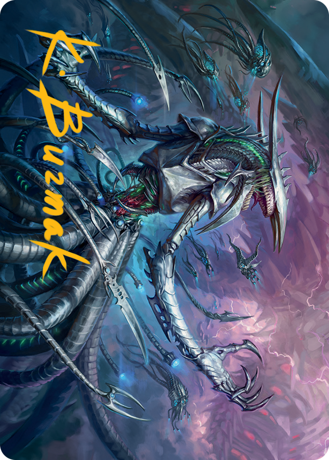 Jin-Gitaxias Art Card (Gold-Stamped Signature) [March of the Machine Art Series] | Deep Dive Games St. Marys
