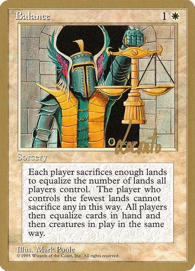 Balance (Michael Loconto) [Pro Tour Collector Set] | Deep Dive Games St. Marys