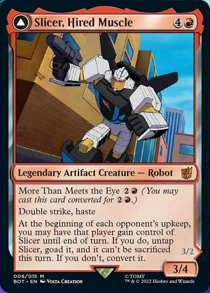Slicer, Hired Muscle // Slicer, High-Speed Antagonist [Transformers] | Deep Dive Games St. Marys