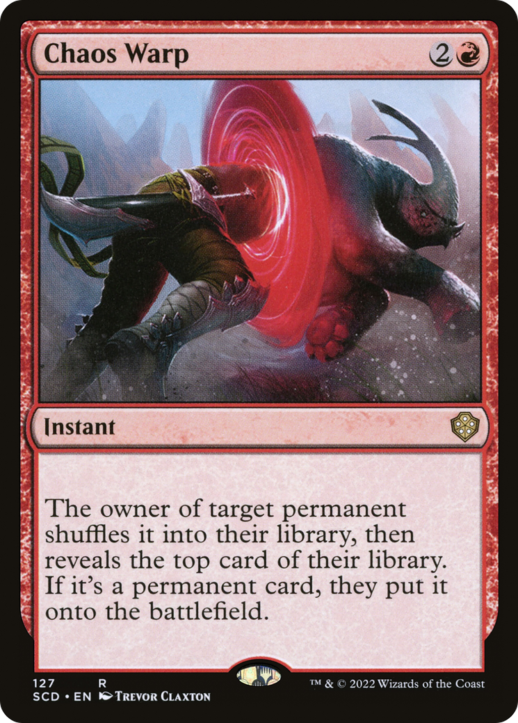 Chaos Warp [Starter Commander Decks] | Deep Dive Games St. Marys