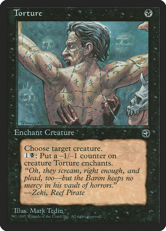 Torture (Zeki Flavor Text) [Homelands] | Deep Dive Games St. Marys