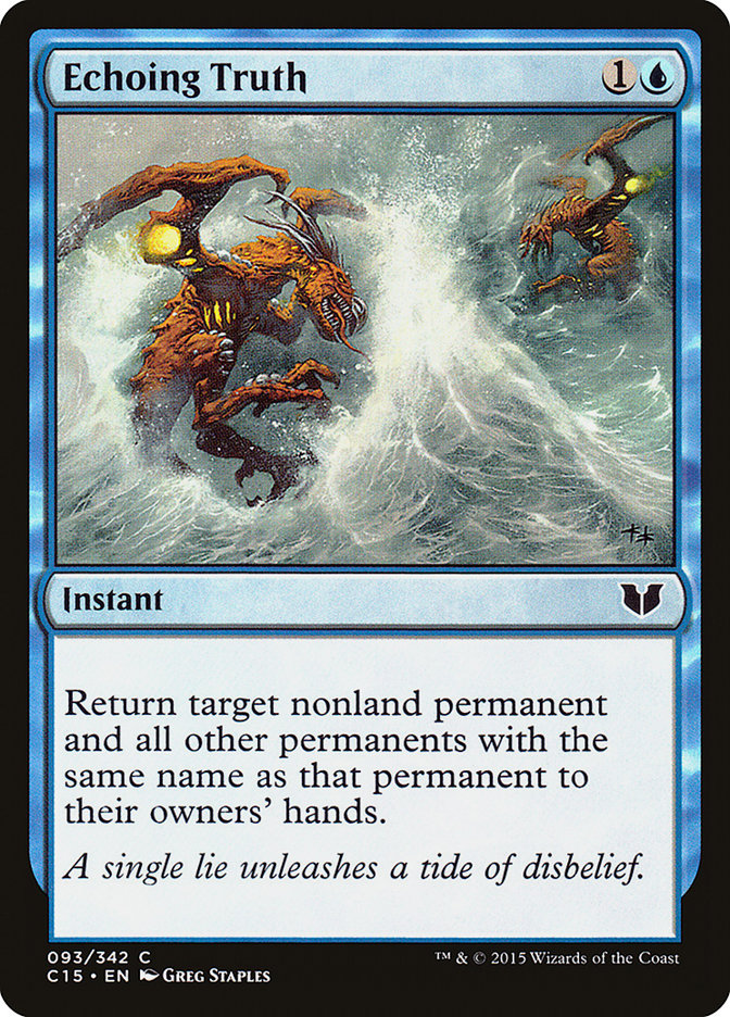 Echoing Truth [Commander 2015] | Deep Dive Games St. Marys