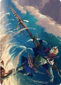 Tazeem Roilmage Art Card [Zendikar Rising Art Series] | Deep Dive Games St. Marys