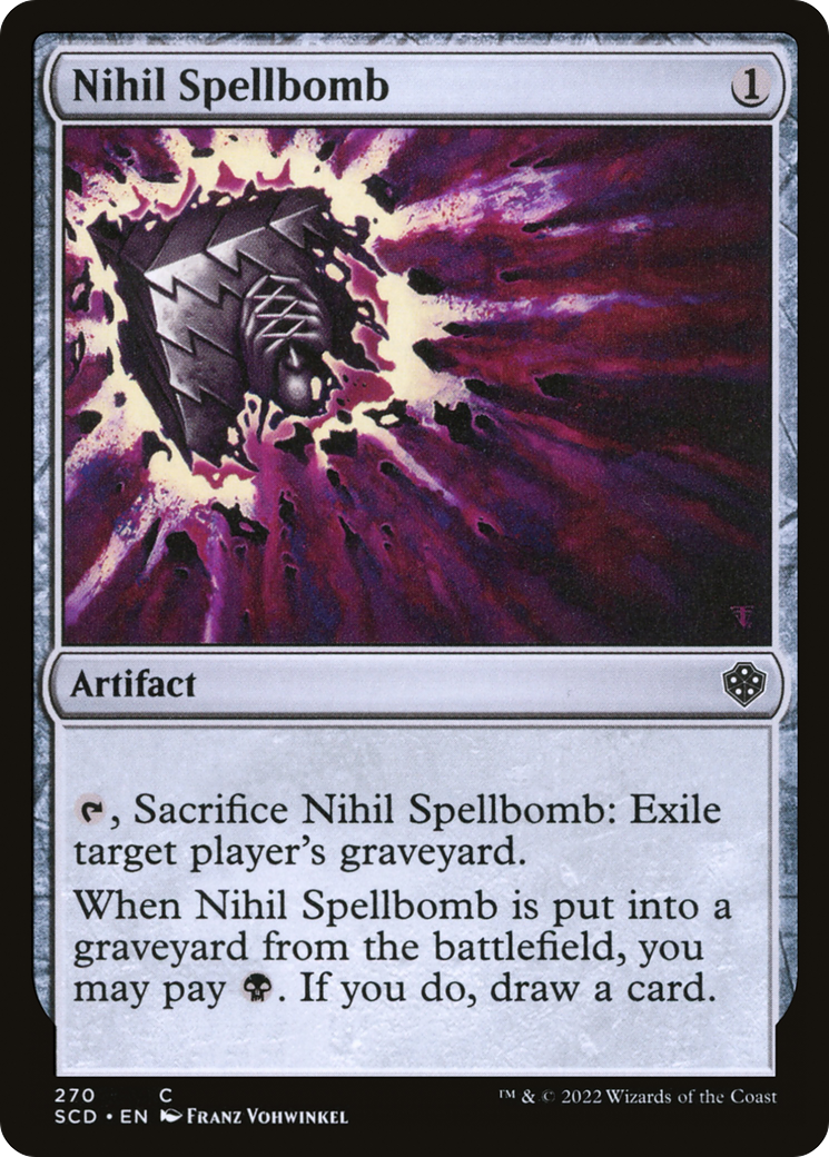 Nihil Spellbomb [Starter Commander Decks] | Deep Dive Games St. Marys
