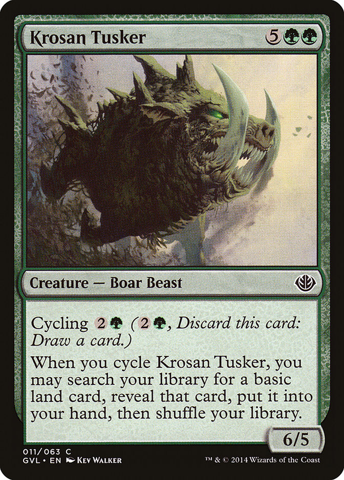 Krosan Tusker (Garruk vs. Liliana) [Duel Decks Anthology] | Deep Dive Games St. Marys