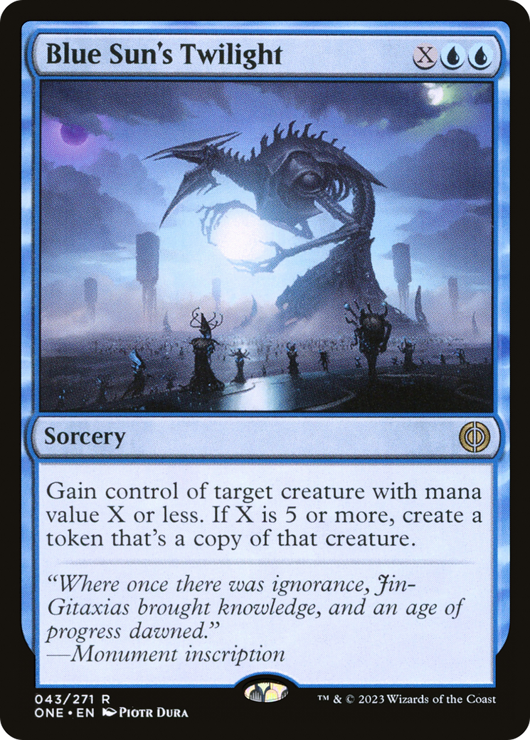 Blue Sun's Twilight [Phyrexia: All Will Be One] | Deep Dive Games St. Marys
