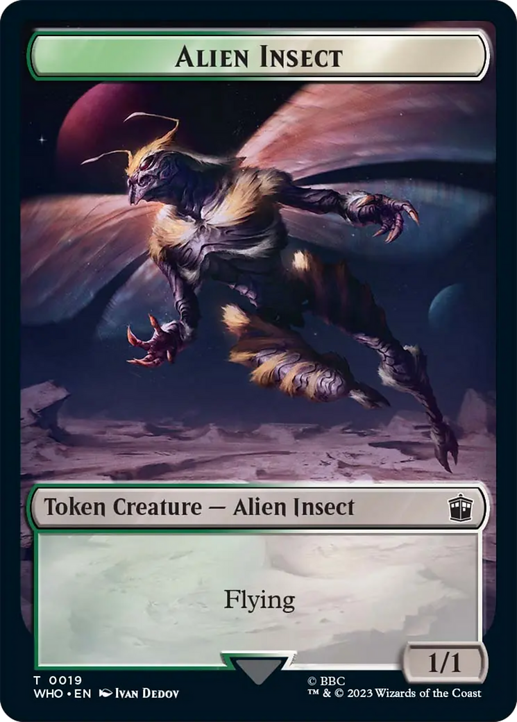 Alien Insect Token [Doctor Who Tokens] | Deep Dive Games St. Marys