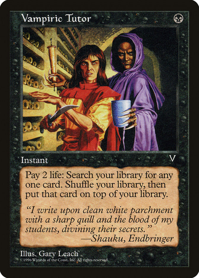 Vampiric Tutor [Visions] | Deep Dive Games St. Marys