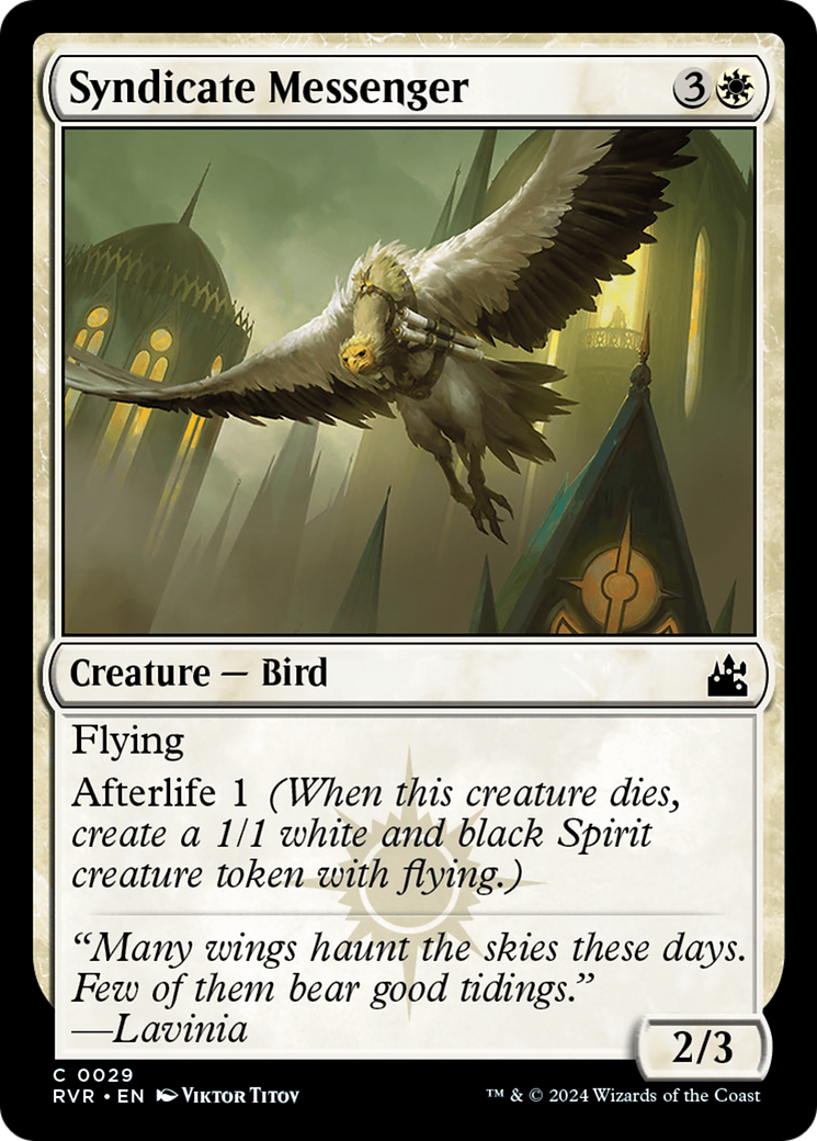 Syndicate Messenger [Ravnica Remastered] | Deep Dive Games St. Marys