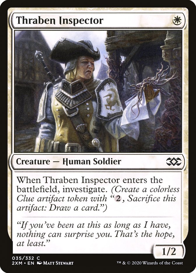 Thraben Inspector [Double Masters] | Deep Dive Games St. Marys