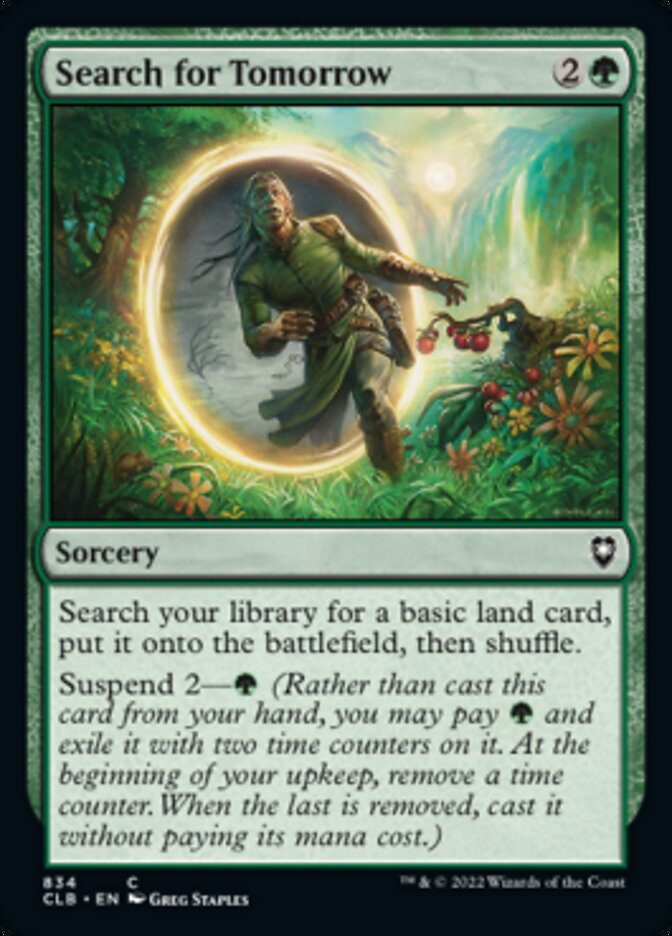 Search for Tomorrow [Commander Legends: Battle for Baldur's Gate] | Deep Dive Games St. Marys