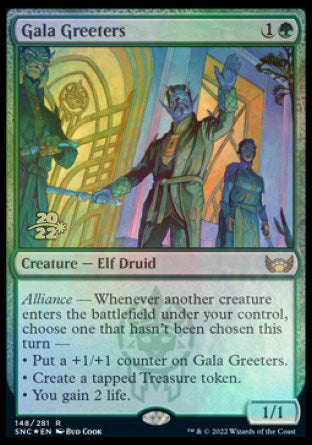 Gala Greeters [Streets of New Capenna Prerelease Promos] | Deep Dive Games St. Marys