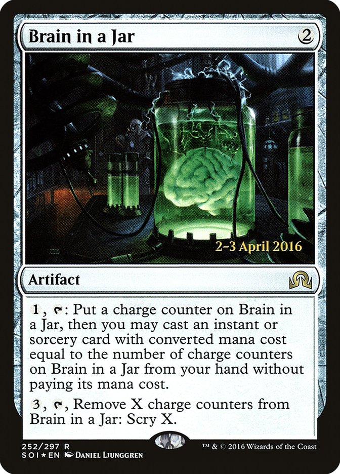 Brain in a Jar [Shadows over Innistrad Prerelease Promos] | Deep Dive Games St. Marys