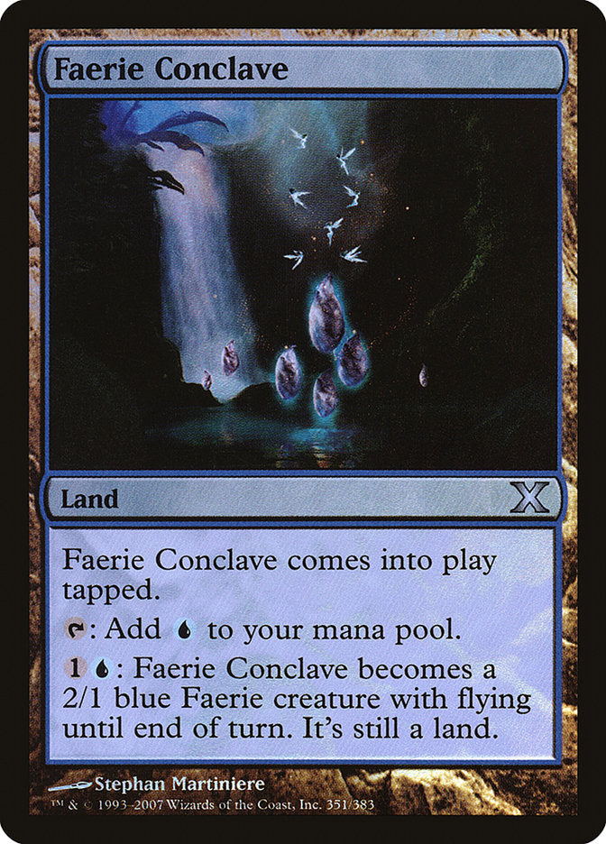 Faerie Conclave (Premium Foil) [Tenth Edition] | Deep Dive Games St. Marys