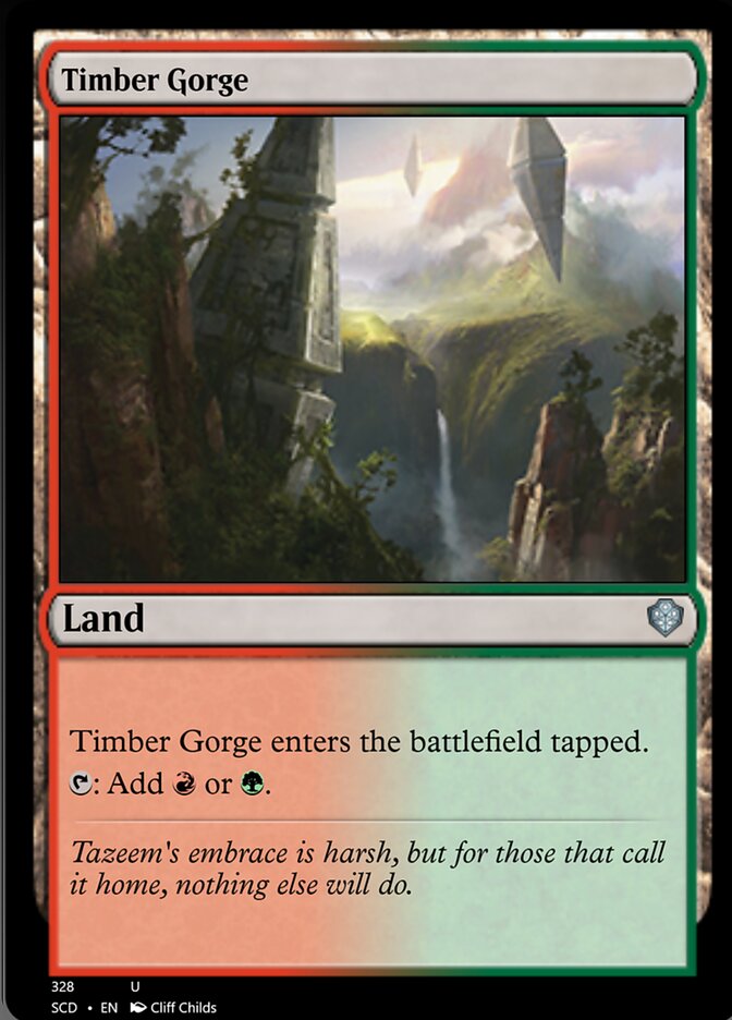 Timber Gorge [Starter Commander Decks] | Deep Dive Games St. Marys