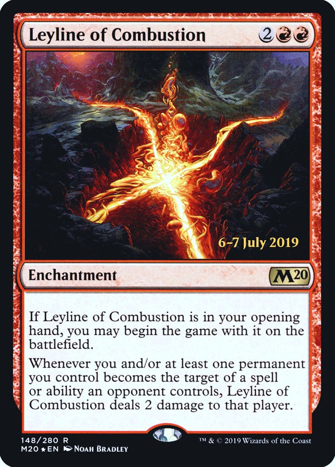 Leyline of Combustion [Core Set 2020 Prerelease Promos] | Deep Dive Games St. Marys
