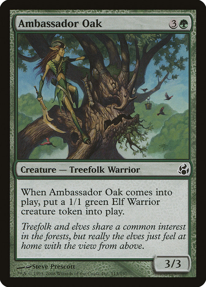 Ambassador Oak (Oversized) [Oversize Cards] | Deep Dive Games St. Marys