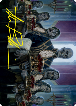 Dying to Serve Art Card (Gold-Stamped Signature) [Innistrad: Crimson Vow Art Series] | Deep Dive Games St. Marys