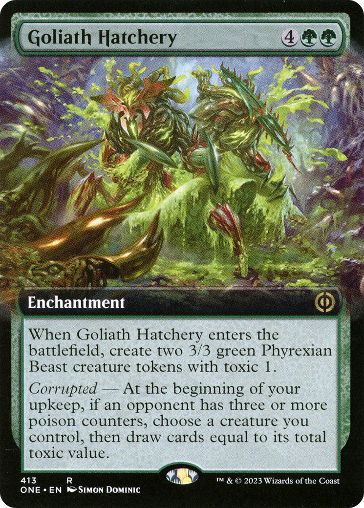 Goliath Hatchery (Extended Art) [Phyrexia: All Will Be One] | Deep Dive Games St. Marys