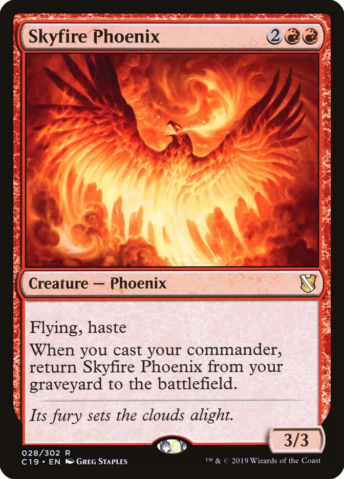 Skyfire Phoenix [Commander 2019] | Deep Dive Games St. Marys