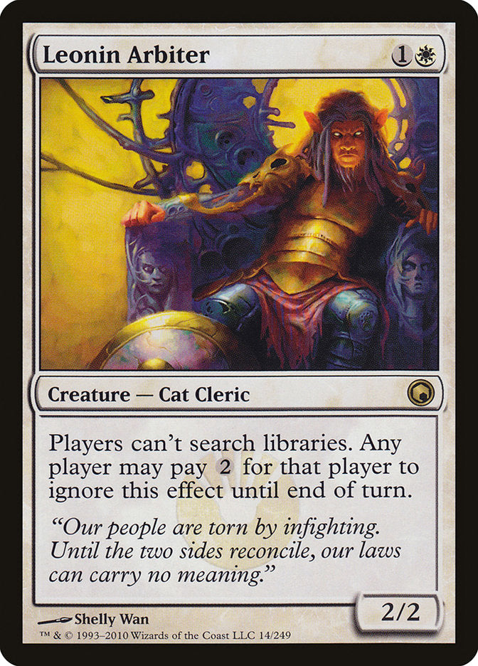 Leonin Arbiter [Scars of Mirrodin] | Deep Dive Games St. Marys