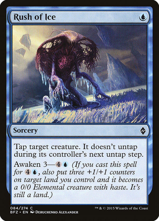 Rush of Ice [Battle for Zendikar] | Deep Dive Games St. Marys