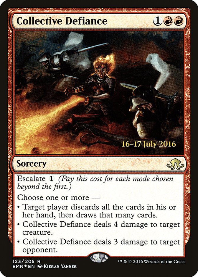 Collective Defiance [Eldritch Moon Prerelease Promos] | Deep Dive Games St. Marys