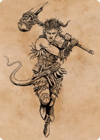 Karlach, Fury of Avernus Art Card (54) [Commander Legends: Battle for Baldur's Gate Art Series] | Deep Dive Games St. Marys