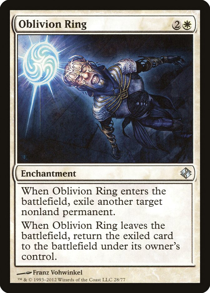 Oblivion Ring [Duel Decks: Venser vs. Koth] | Deep Dive Games St. Marys