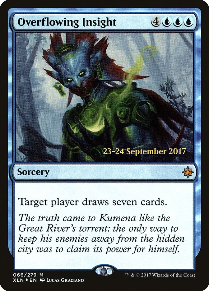 Overflowing Insight [Ixalan Prerelease Promos] | Deep Dive Games St. Marys