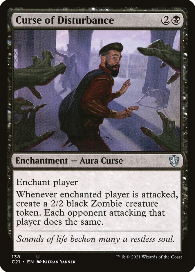 Curse of Disturbance [Commander 2021] | Deep Dive Games St. Marys