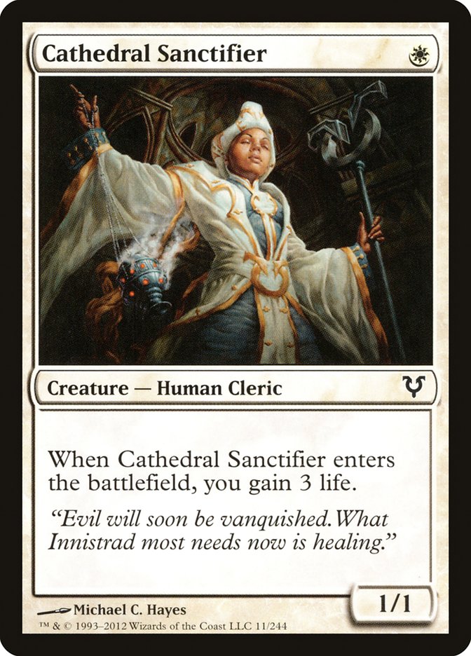 Cathedral Sanctifier [Avacyn Restored] | Deep Dive Games St. Marys